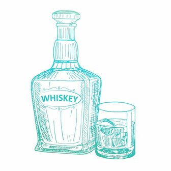 CO726843 Couture Creations  Mini Stamp - Gentleman&#039;s Emporium - Whiskey (1pc)