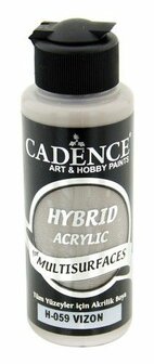 Cadence Hybride acrylverf (semi mat) Mink - grijs 01 001 0059 0120  120 ml