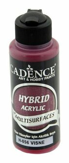 Cadence Hybride acrylverf (semi mat) Kers 01 001 0056 0120  120 ml