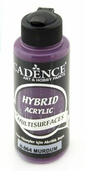 Cadence Hybride acrylverf (semi mat) Pruim&Acirc;&nbsp; 01 001 0064 0120  120 ml