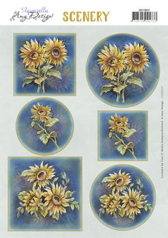 CDS10037 Scenery - Amy Design - Aquarella - Sunflowers