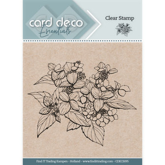 CDECS095 Card Deco Essentials Clear Stamps - Hydrangea