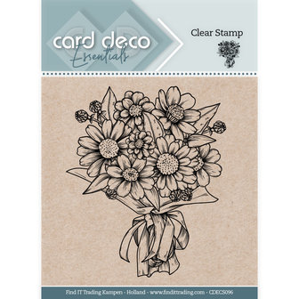 CDECS096 Card Deco Essentials Clear Stamps - Bouquet