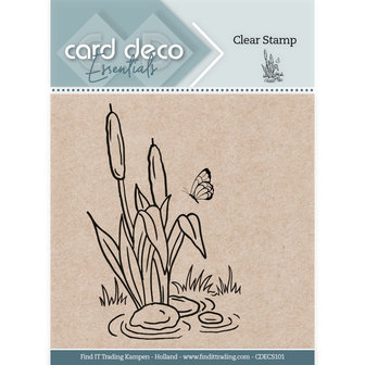 CDECS101 Card Deco Essentials Clear Stamps - Weed