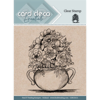 CDECS111 Card Deco Essentials Clear Stamps - Urban Flowers