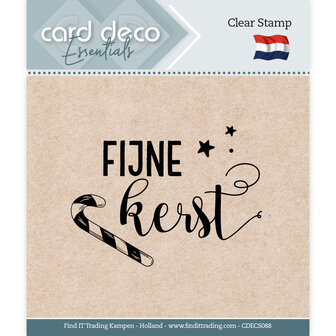 CDECS088 Card Deco Essentials - Clear Stamps - Fijne Kerst