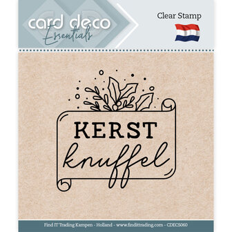 CDECS060 Card Deco Essentials - Clear Stamps - Kerstknuffel