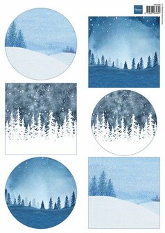 Marianne D Decoupage Winterlandschappen VK9596 A4 (08-22)