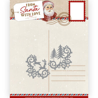 Dies - Amy Design  From Santa with love - Reindeer Corners