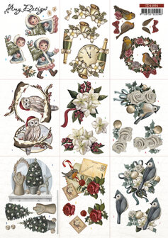 CD11891 3D Cutting Sheets - Amy Design - Christmas Mini 8