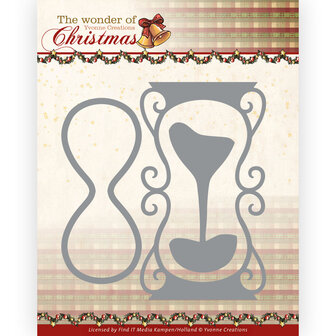 YCD10284 Dies - Yvonne Creations - The Wonder of Christmas - Sand Glass