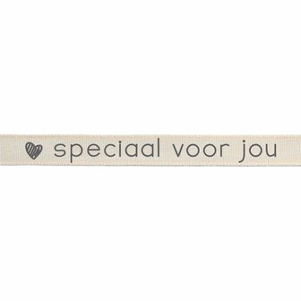 Vaessen Creative &bull; Ribbon 2mx15mm NL Speciaal Voor Jou