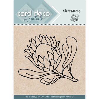 CDECS134 Protea - Clear Stamp - Card Deco Essentials