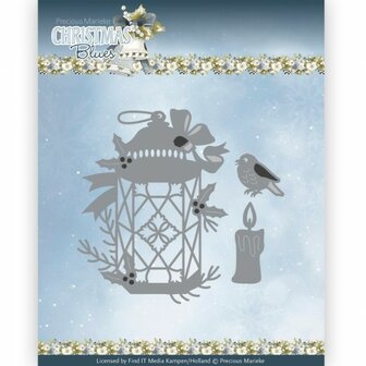 PM10260 Dies - Precious Marieke - Christmas Blues - Christmas Lantern