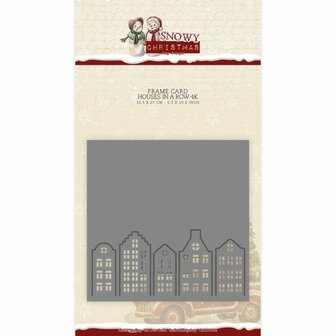 CDCD10144 Card Deco Essentials - Cutting Dies - Houses in a row 4K