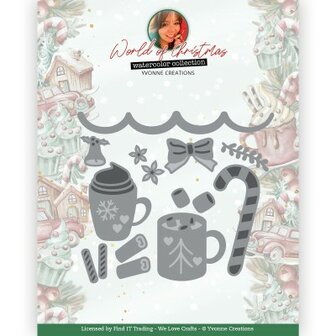 YCD10323 Dies - Yvonne Creations World of Christmas - Christmas Mug