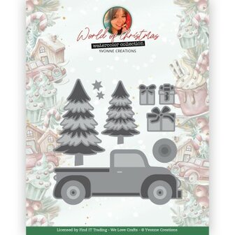 YCD10322 Dies - Yvonne Creations World of Christmas - Christmas Truck