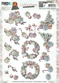 CD12025 3D Cutting Sheet - Yvonne Creations - World of Christmas - Christmas Presents