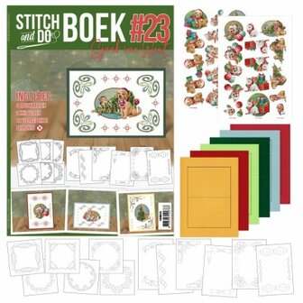 STDOBB023 Stitch And Do Book 23 - Christmas Pets