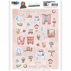 CD12055 Cutting Sheet - Yvonne Creations - Young at Heart - Small Elements B