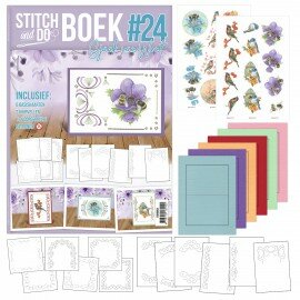 STDOBB024 Stitch &amp; Do Boek A6 24 - Birds and Bees