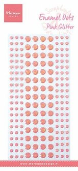 Marianne D Decoration Enamel dots - Roze glitter PL4531 152 dots (03-24)