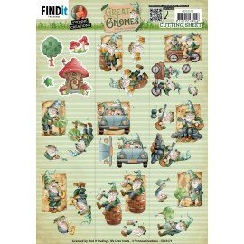 CD12171 Cutting Sheets - Yvonne Creations - Great Gnomes - Mini