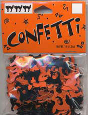 Vaessen Creative &bull; Confetti&#039;s poes 14 gr. Oranje/zw