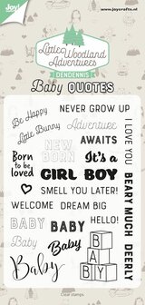 Joy! stempel LWA baby quotes 6410/0515