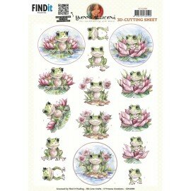 CD12089 3D Cutting Sheets - Yvonne Creations - Happy Frog