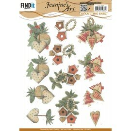 CD11975 3D Cutting Sheets - Jeanine&#039;s Art - Christmas Ornaments