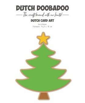 Dutch Doobadoo Card Art Kerstboom A5 470.784.317 14,8x18cm (07-24)