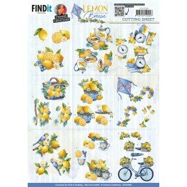 CD12208 Cutting Sheets - Yvonne Creations - Lemon Breeze - Mini