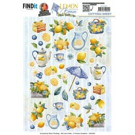 CD12207 Cutting Sheets - Yvonne Creations - Lemon Breeze - Small Elements