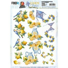 CD12206 3D Cutting Sheets - Yvonne Creations - Lemon Breeze - Lemon Bird