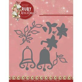 PM10271 Dies - Precious Marieke - Ruby Christmas - Ruby Bells