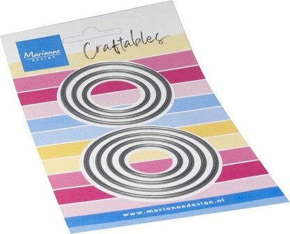 Marianne D Craftable Sticker cirkels CR1667 25mm - 55mm (08-24)