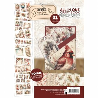 BBCB10001 Berries Beauties - All-in-one Craft Book 1 - Vintage Christmas