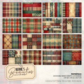 BBPPA410004 Paperpack - Berries Beauties - Vintage Tartan - A4