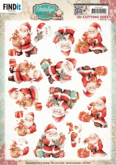 CD12226 3D Cutting Sheets - Berries Beauties -Nostalgic Noel - Nostalgic Presents