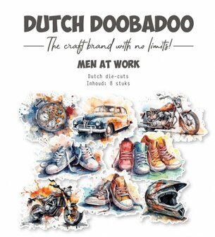 Die-cuts - DDBD - Men at Work - 8 pcs