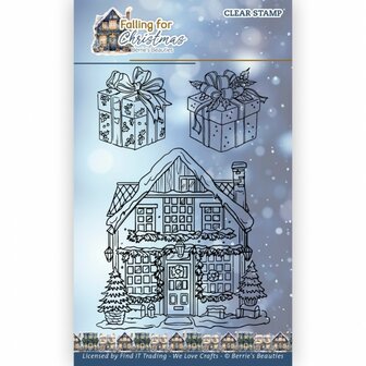 Clear Stamps - Berries Beauties - Falling for Christmas - House