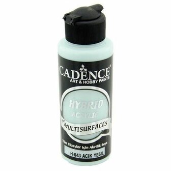 Cadence Hybride acrylverf (semi mat) Light Green/Licht groen 01 001 0043 0120 120 ml