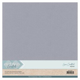 103 Linen Cardstock  30,5x30,5cm - Elephant Grey 10 vel