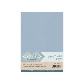 102 Linen Cardstock - A5  Grijsblauw  10 vel