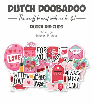 Die-Cuts - DDBD - Valentine 24 pcs