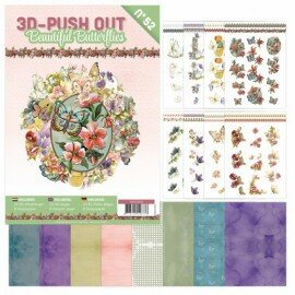 3D Push-Out Book 52 - Beautiful Butterfly