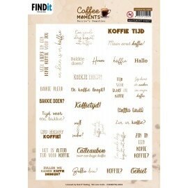 Card Deco - Sentiments -&nbsp;NL - Coffee Moments