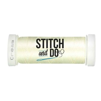 Stitch &amp; Do 200 m - Borduurgaren - Linnen &ndash; Creme