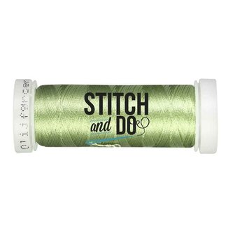 Stitch &amp; Do 200 m - Borduurgaren - Linnen &ndash; Olijf